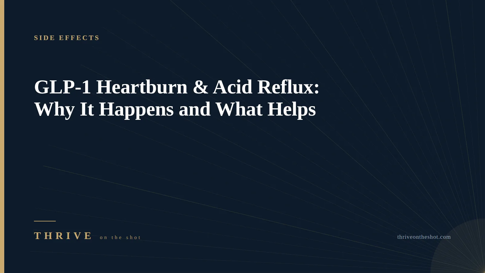 GLP-1 Heartburn & Acid Reflux: Why It Happens and What Helps