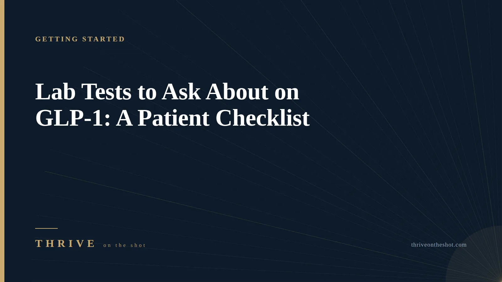 Lab Tests to Ask About on GLP-1: A Patient Checklist